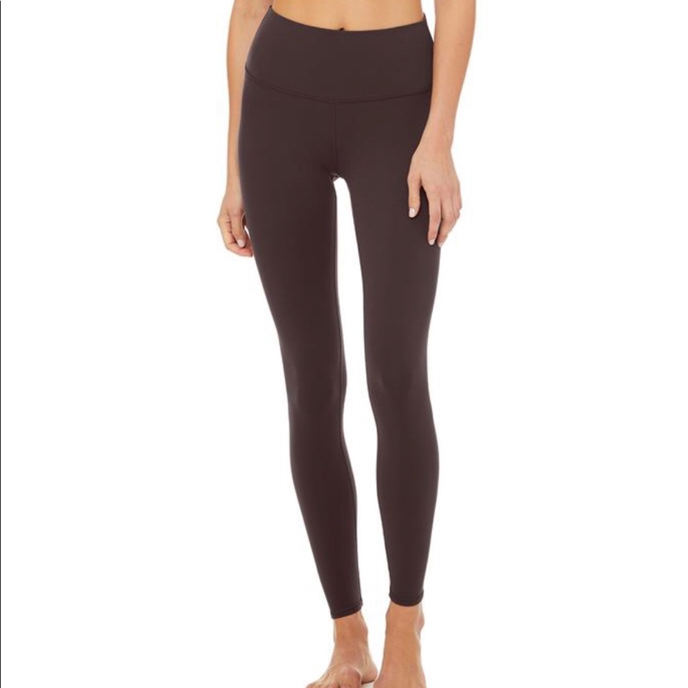 Alo Airbrush Legging in Raisin